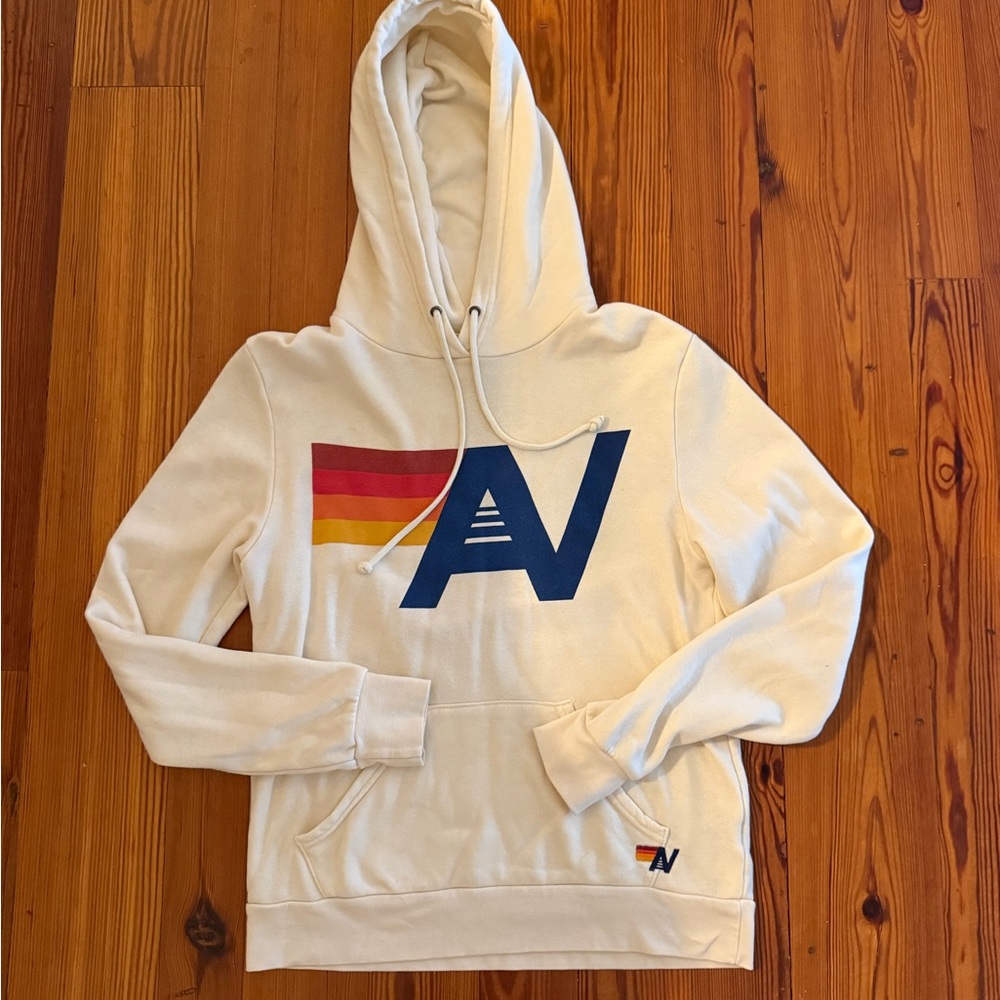 Aviator Nation cream hoodie 160